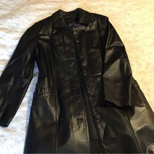 Genuine Danier leather jacket, black